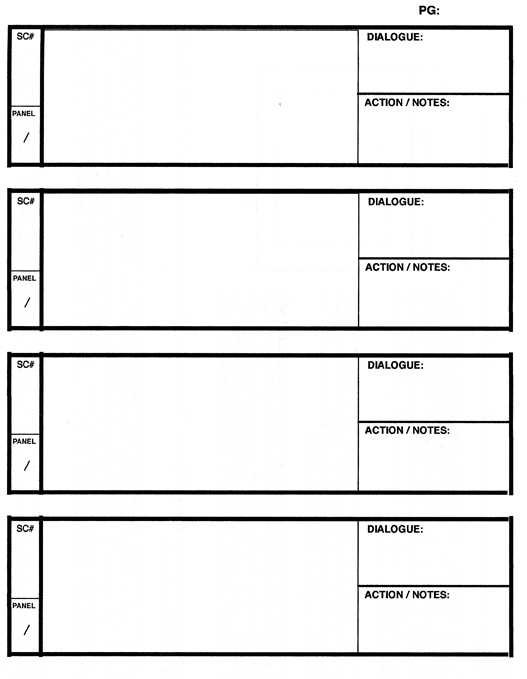 Television Storyboard Template